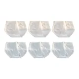 6 пар (3 белых + 3 синих)