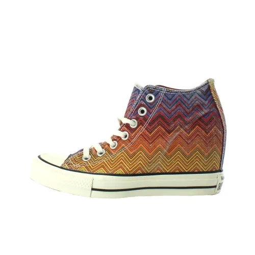 MISSONI x Converse Chuck Taylor All Star MID Топ Кеды Женские Оранжевый Желтый