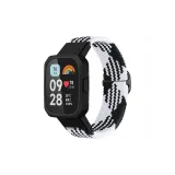 Часы Ткани вязаные Ремешок, Черный Белый