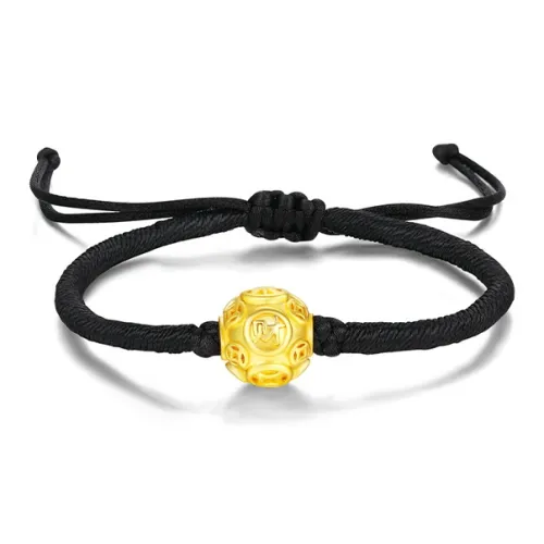 QIMEILA Copper Bracelets Men's Gold