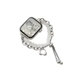 Полупрозрачный агат, цепочка, серебряный