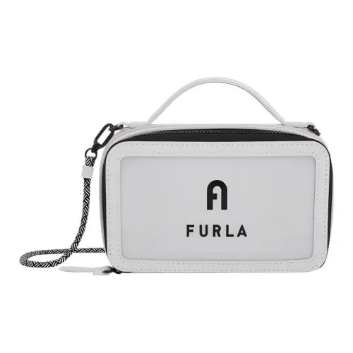 Furla Вавилон Телячья кожа Сумка через плечо Сумка Средний Women's White