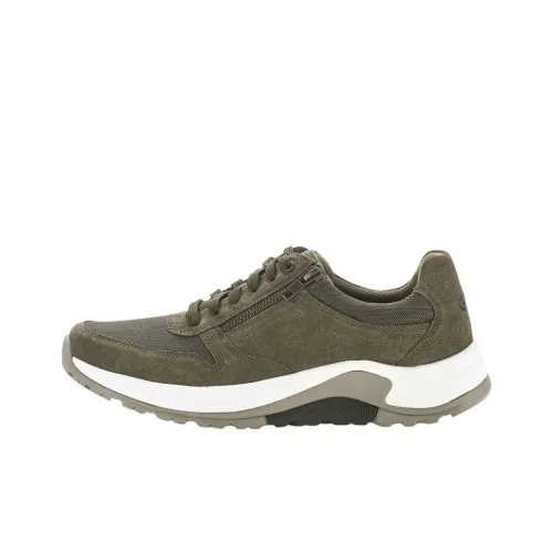 Gabor Rollingsoft противоскользящая абразионная защита низкий топ повседневная обувь мужская зеленая