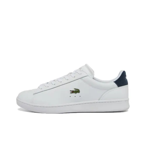 LACOSTE Carnaby Set Низкие Кроссовки для Скейтбординга Мужские Белые и Синие
