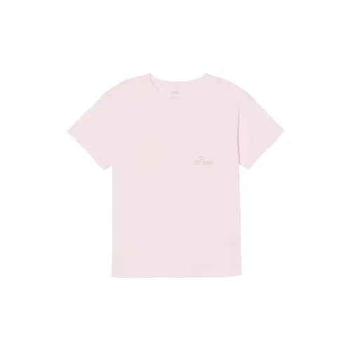 Victoria's Secret Розовый Хлопок Сон Tee Розовый Тюльпан Pajama Топ Женские Розовый