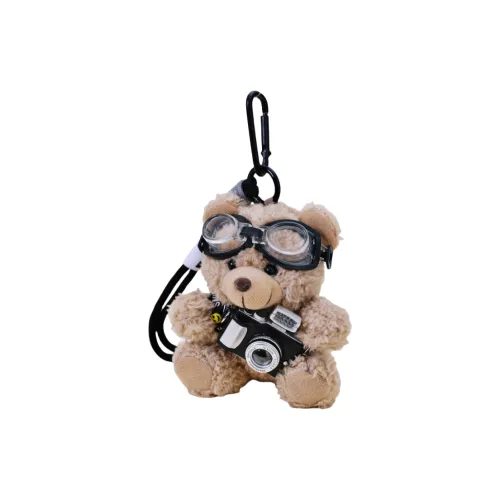 LEVENKENESS Блестящий Camera Медвежонок Кукла Плюшевая Подвеска 12 см Высота