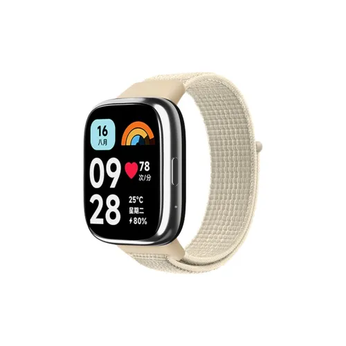 ZHENGGUANG Часы Полоска Apple Красный Бежевый Совместимость Материал Нейлон