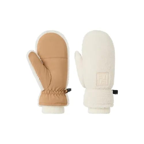 ELLE Полиэстеровый трикотаж Перчатки Женские