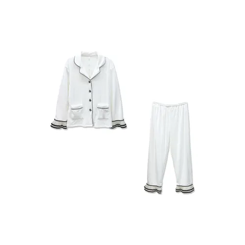 Slimma Пижамный комплект Женские Белые