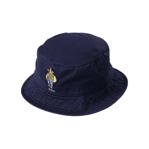 Polo Ralph Lauren Cotton Bucket Hats Унисекс Морской Синий