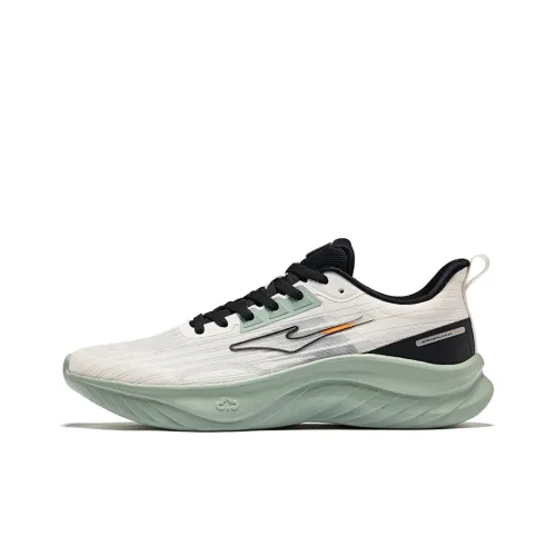 Erke Беговые кроссовки Low Top Микрокристаллический Белый Джет Черный Мужской