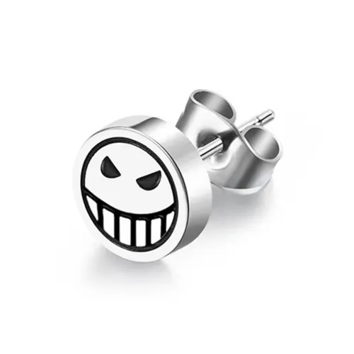 BLESSED BULLET Титановые стальные серьги-гвоздики унисекс