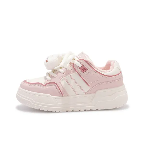 Shen Linsen Амортизаторы Shock Slip-resistant Abrasion-resistant Низкий топ Повседневная обувь Женская Розовая