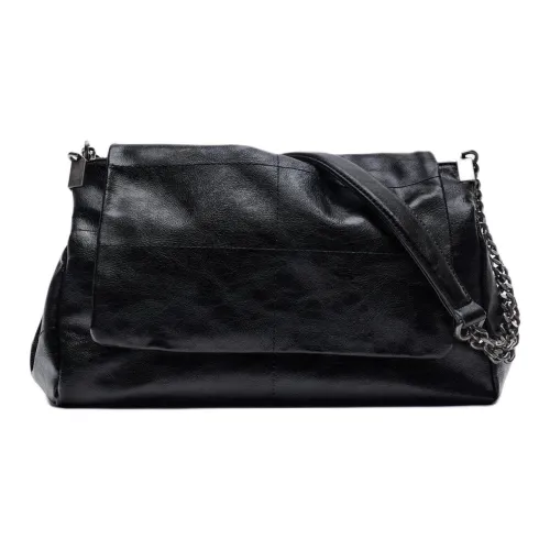 ZARA ROCK FLAP Сумки через плечо Черные Женские