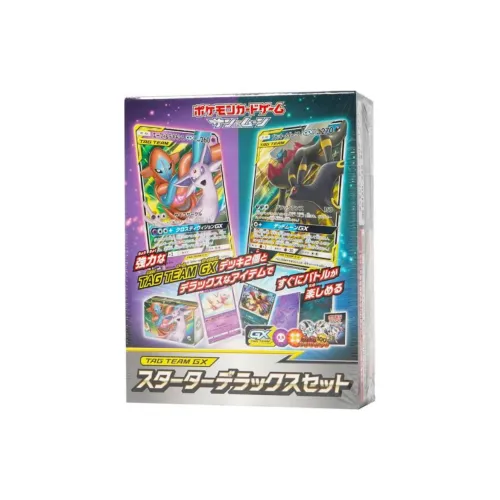 Покемон Покемон Торговая Карта Игра Sun Moon Двойной CLASH GX Входной Уровень DELUXE Набор Карт для дуэлей Одна коробка Включено