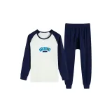 2142-GRO Светло-льняной Сращивание Темно-синий