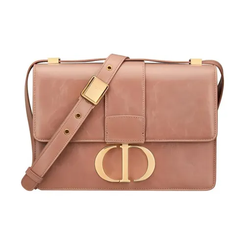 DIOR 30 Montaigne Sheepskin Flap Bag Box Bag Crossbody Bag Women's Purple