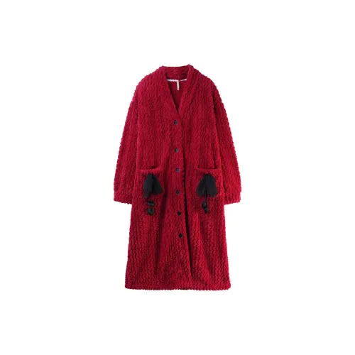 Dorame Красный Женские Банные халаты