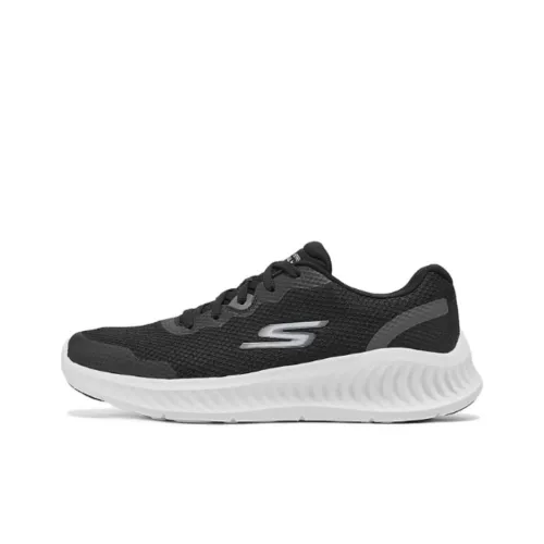 Skechers MEN'S GO WALK Низкий топ Беговые кроссовки Мужской Черный Белый