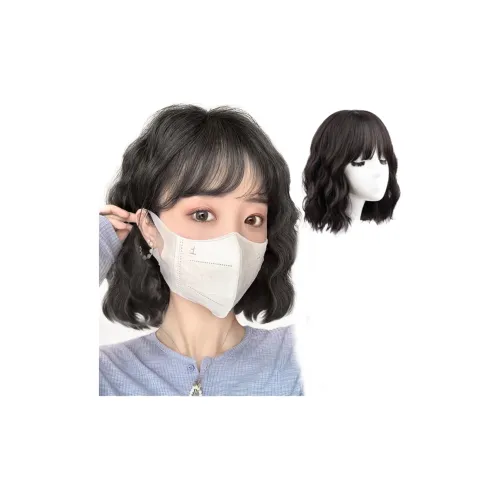 YUNQING Естественный Анти-Аджинг Шерстяной Завиток Женский Шапка-Перука