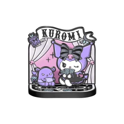 TIDECOLOR x Sanrio Kuromi Brooch Мультяшный значок рюкзак подвеска булавка аксессуары мерч по IP