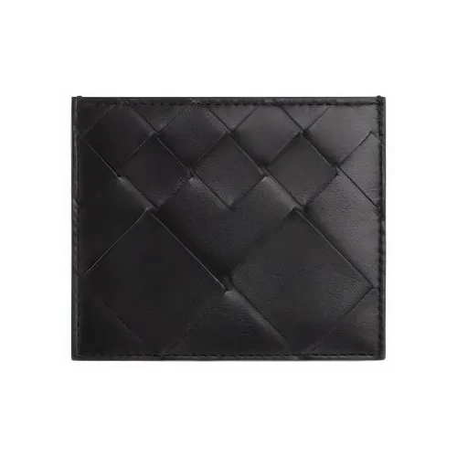 Bottega Veneta Кошелек из телячьей кожи держатель для карт мужской черный