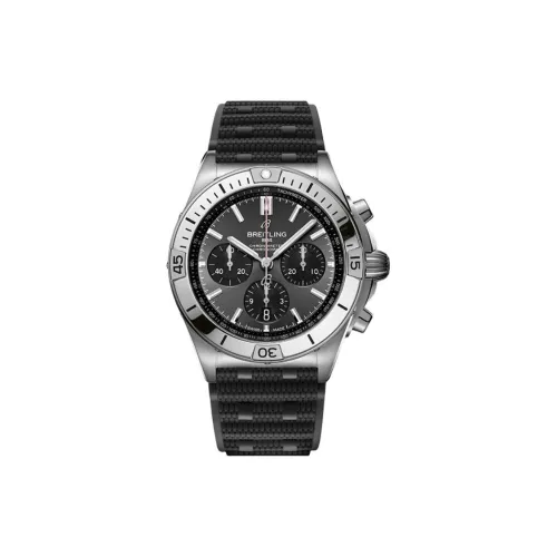 Breitling Автоматический Механический Часы Мужские из Коллекции Mechanical Chronograph, 42 мм, Серый