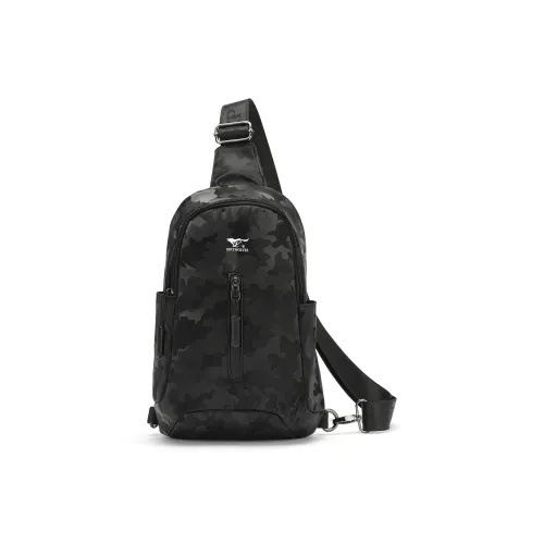 SEPTWOLVES Ткань Sling Сумка Мужская Камуфляж Черный
