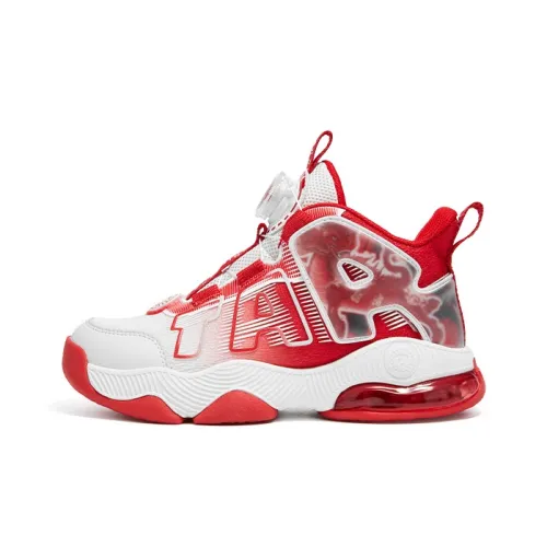 TARANIS Детские баскетбольные кроссовки Low TOP STAR Белый/Китайский Мода Красный Школьный возраст