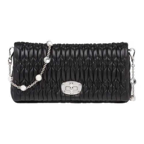 MIU MIU Сумка через плечо из кожи сумка на плечо женская черная