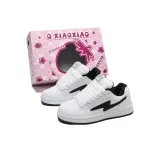 Чёрный с белым (чёрная подошва)