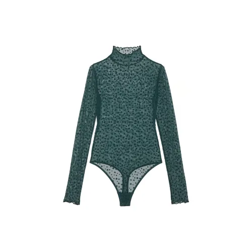 Victoria's Secret Розовый Wink Starchaser Сетка Длинный рукав Комбинезон DF Комбинезон Женский Темный лес