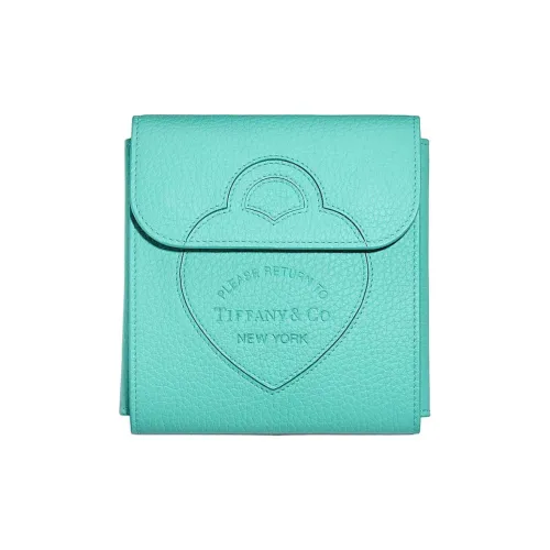 TIFFANY CO. Return To Tiffany Collection Кожа Сумка на шнурке Мешок для хранения Трубы Женские Синий