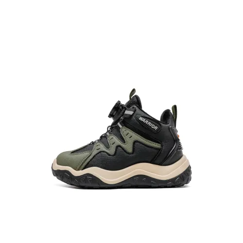 Warrior Легкий Амортизация Теплоизоляционный MID Топ Детские Баскетбольные Кроссовки Детский