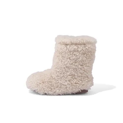 ABC DOUKIDS противоскользящие MID топ детские ботинки бежевого цвета для детей 3-7 лет