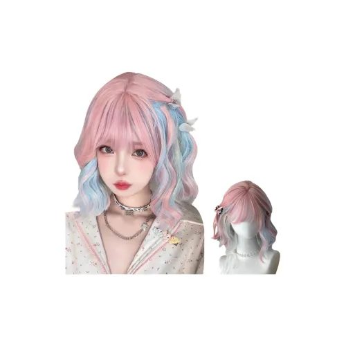 YOUXI Модный Лолита Аниме Подвесной Ушки Волосы Краска Для Коротких Кудрявых Волос