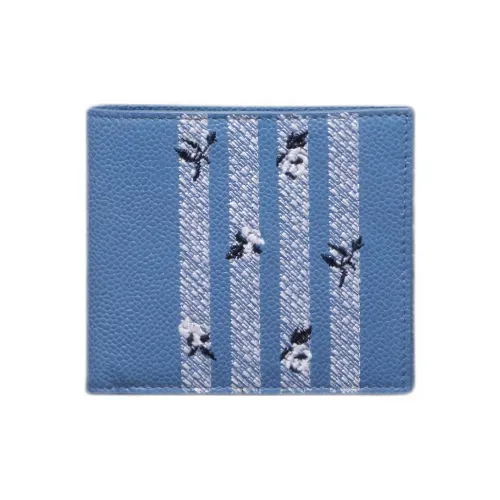 THOM BROWNE· Full с рельефной голенью кожаный кошелек унисекс светло-синий