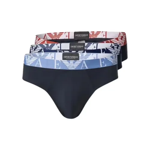 EMPORIO ARMANI Трусы Мужские упаковка из 3 штук синий