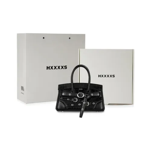 HXXXXS Коровья кожа Сумка Женская Черная