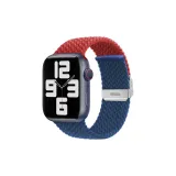 Лось Интегрированная Застежка Ткань Вязаная, Красный и Синий