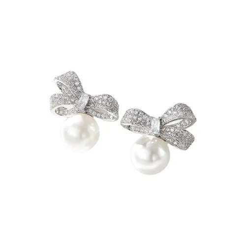 Peach Tea Серьги-гвоздики из меди женские