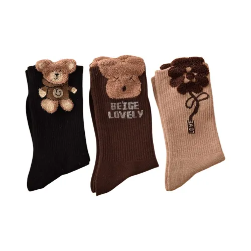 BEAR UNION Носки Crew Женские упаковка из 3 пар
