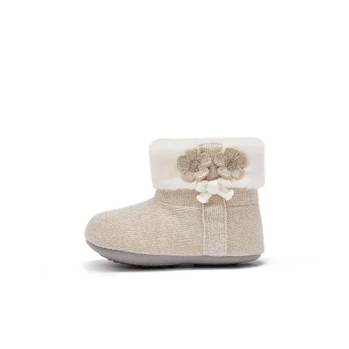 DAVE&BELLA Предварительная обувь для ходьбы / Sock обувь, высокий топ, шампанское, детский