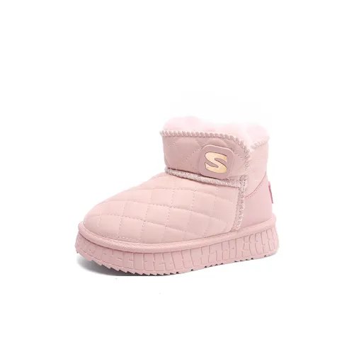 SNOOPY Термические детские ботинки розовые