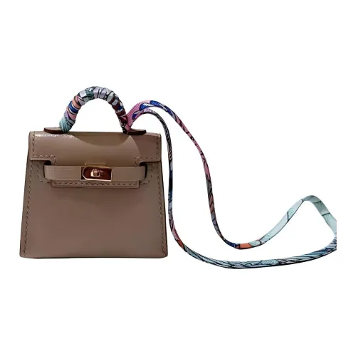 HERMES Mini Kelly Generation 1 Кожа Сумка Kelly Аксессуар Унисекс Коричневый