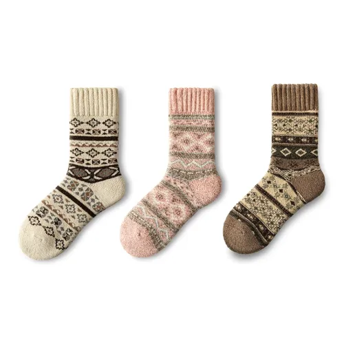 PRIMEET Носки Crew Женские упаковка из 3 пар