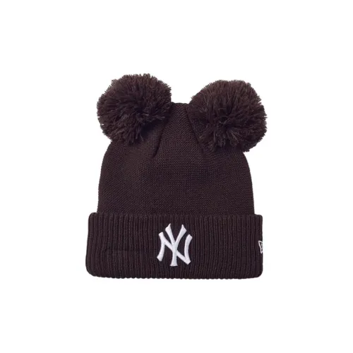New Era Акриловые шапки-бини унисекс коричневые