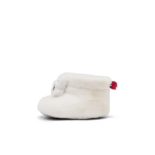 DAVE&BELLA Предварительная Обувь для ходьбы / Sock Обувь Высокий Топ Экрю Детский