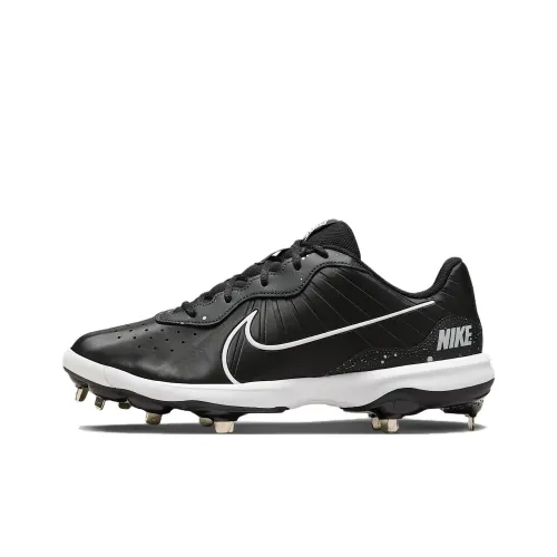 Nike Alpha Huarache Varsity 4 Slip Resistant Abrasion Resistant Breathable Low-Top Training Shoes Men's Black White Найк Alpha Huarache Varsity 4 противоскользящие устойчивые к истиранию дышащие низкие кеды для тренировок мужские черно-белые