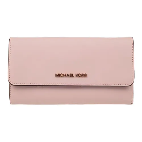 MICHAEL KORS MICHAEL KORS Handbag Collection Jet Set Travel Коровья кожа Кошелек Женские Розовый